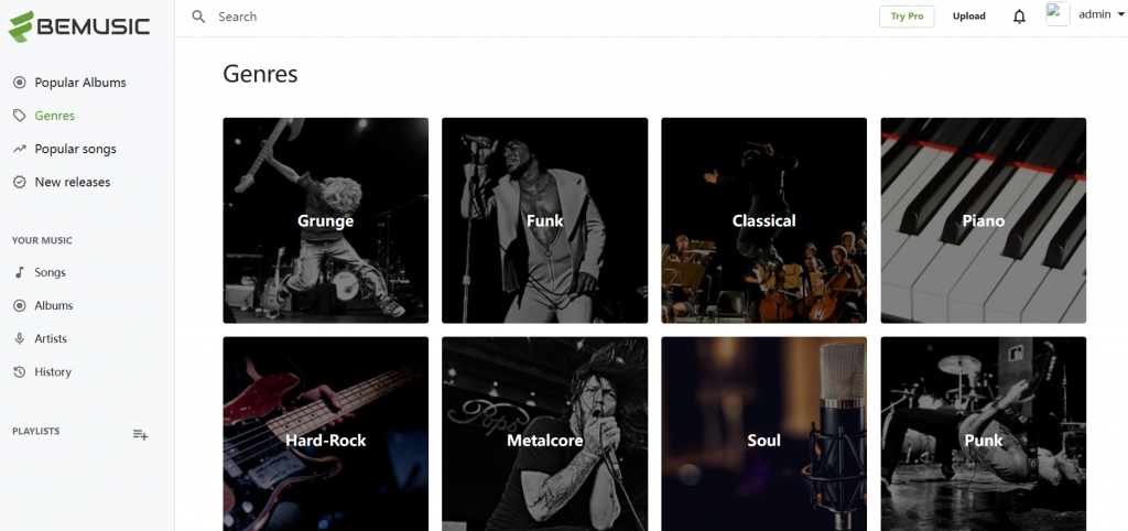 图片[3]-BeMusic网站源码：多功能音乐分享与流媒体系统免费下载-宇柒云阁