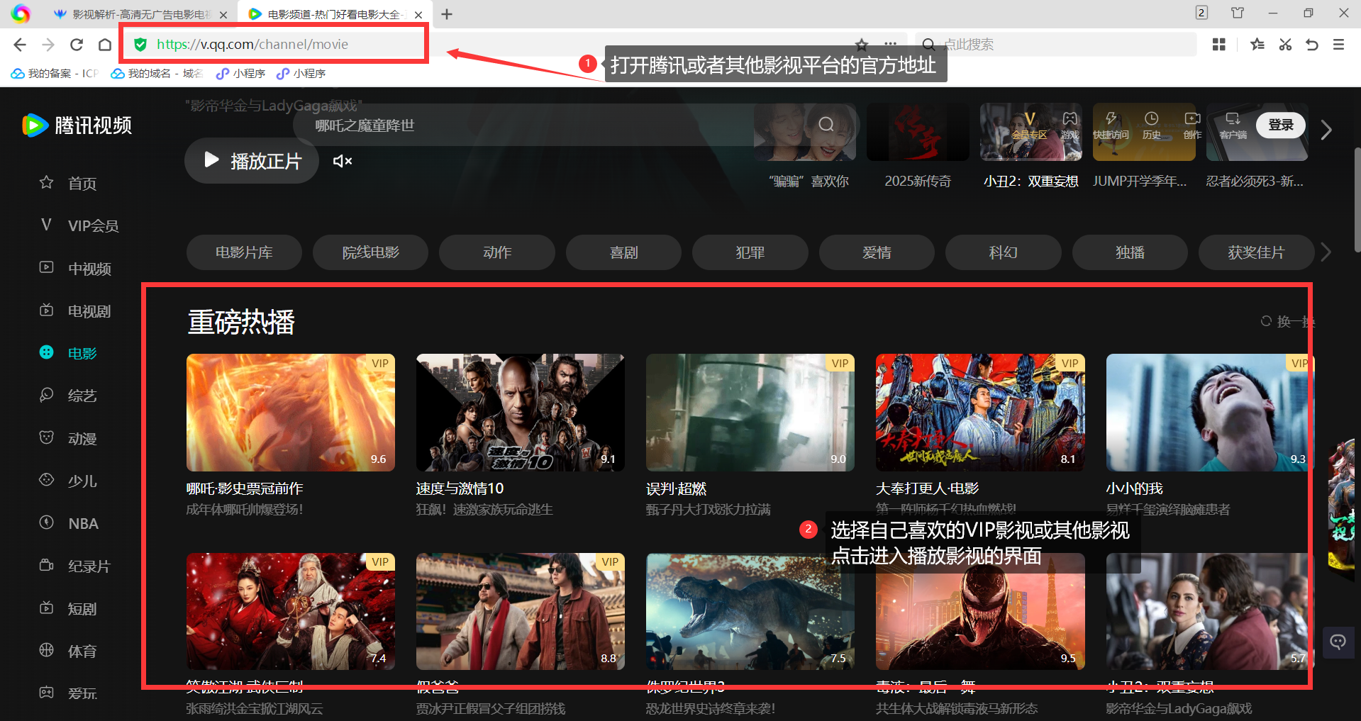 图片[3]-免费VIP视频解析教程 | 多平台免广告观影与下载全攻略
